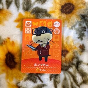 Nintendo Animal Crossing Amiibo Card - Orange